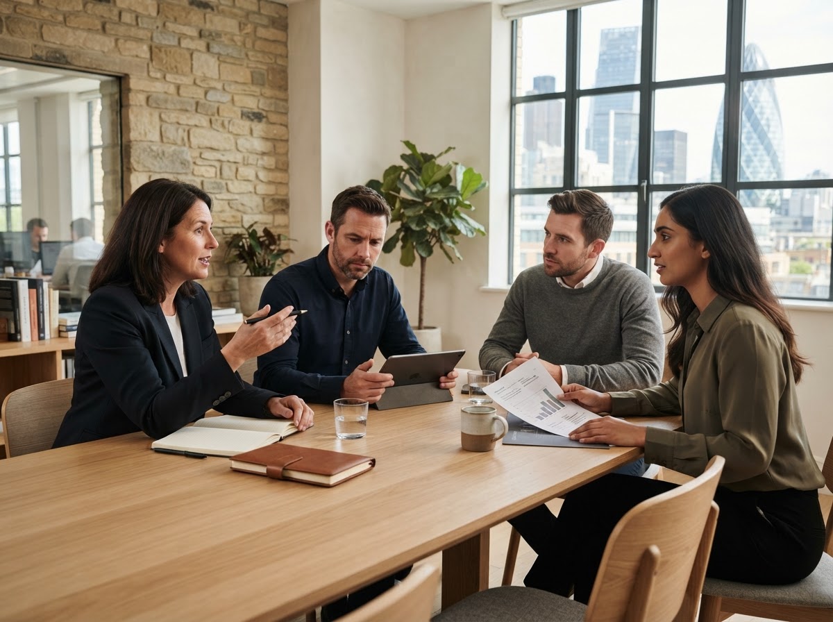 Kearnaval analysts reviewing model output in a working session